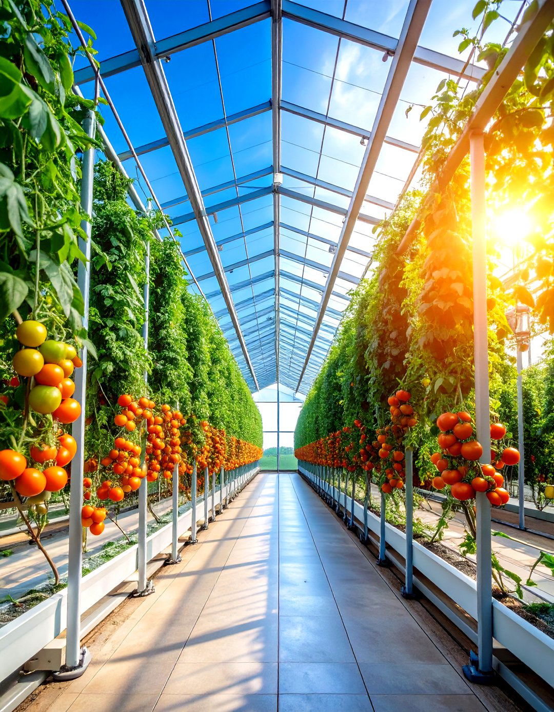 Greenhouse Trellis System for Protected Growing - 24 Garden Trellis Ideas