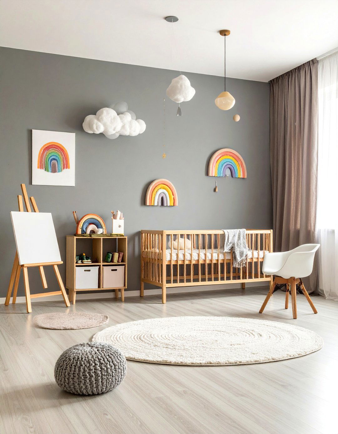 Grey Art Studio Nursery - 24 Grey Nursery Ideas