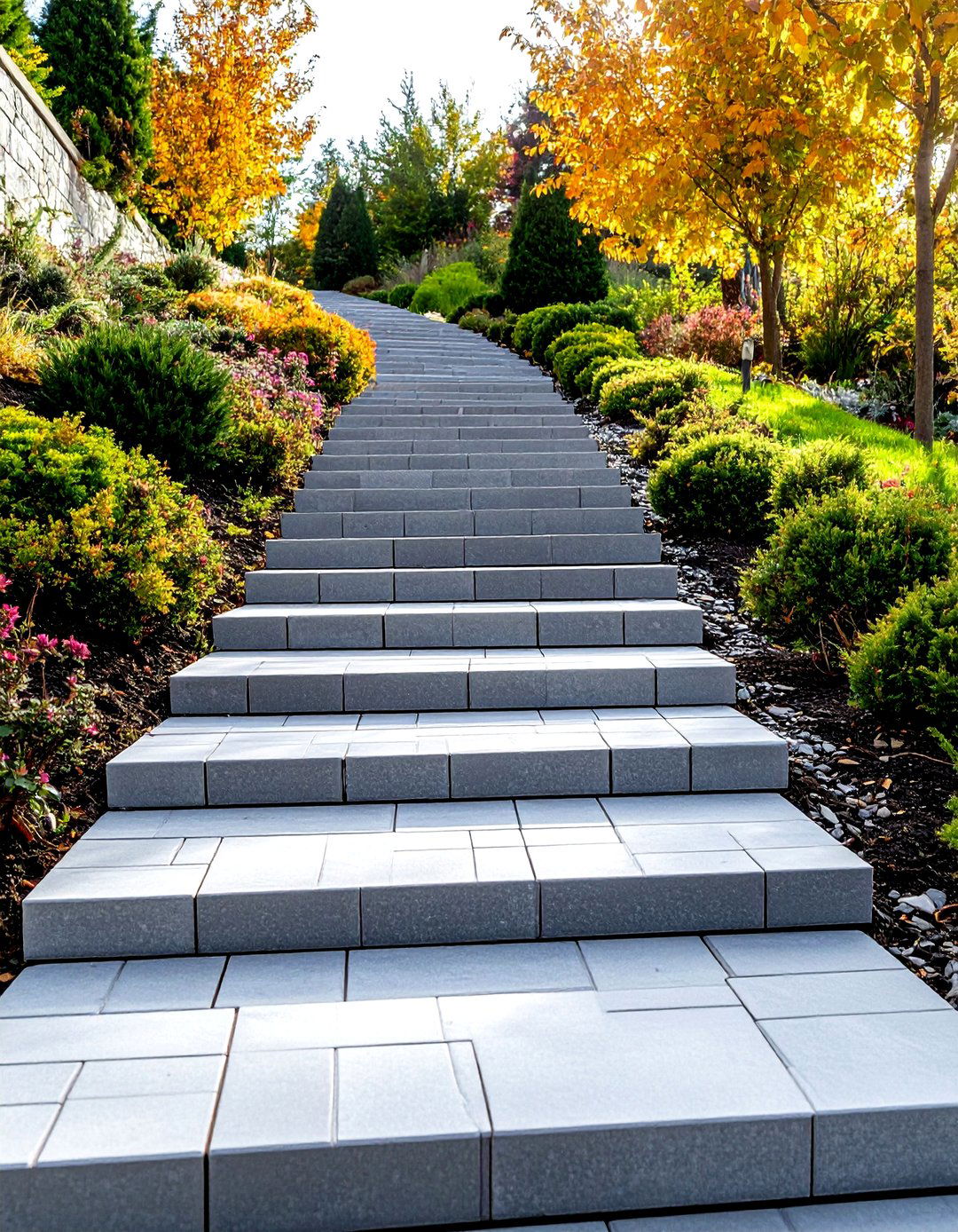 Grey Paver Slope Management System - 24 Grey Paver Walkway Ideas