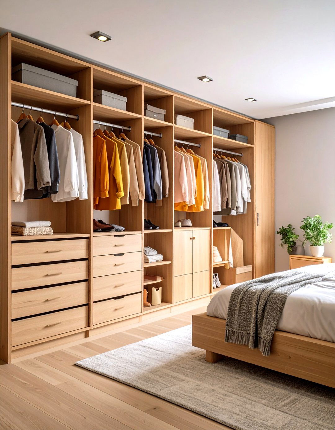 Guest Bedroom Floor to Ceiling Closet Cabinets - 24 Floor to Ceiling Cabinets Ideas