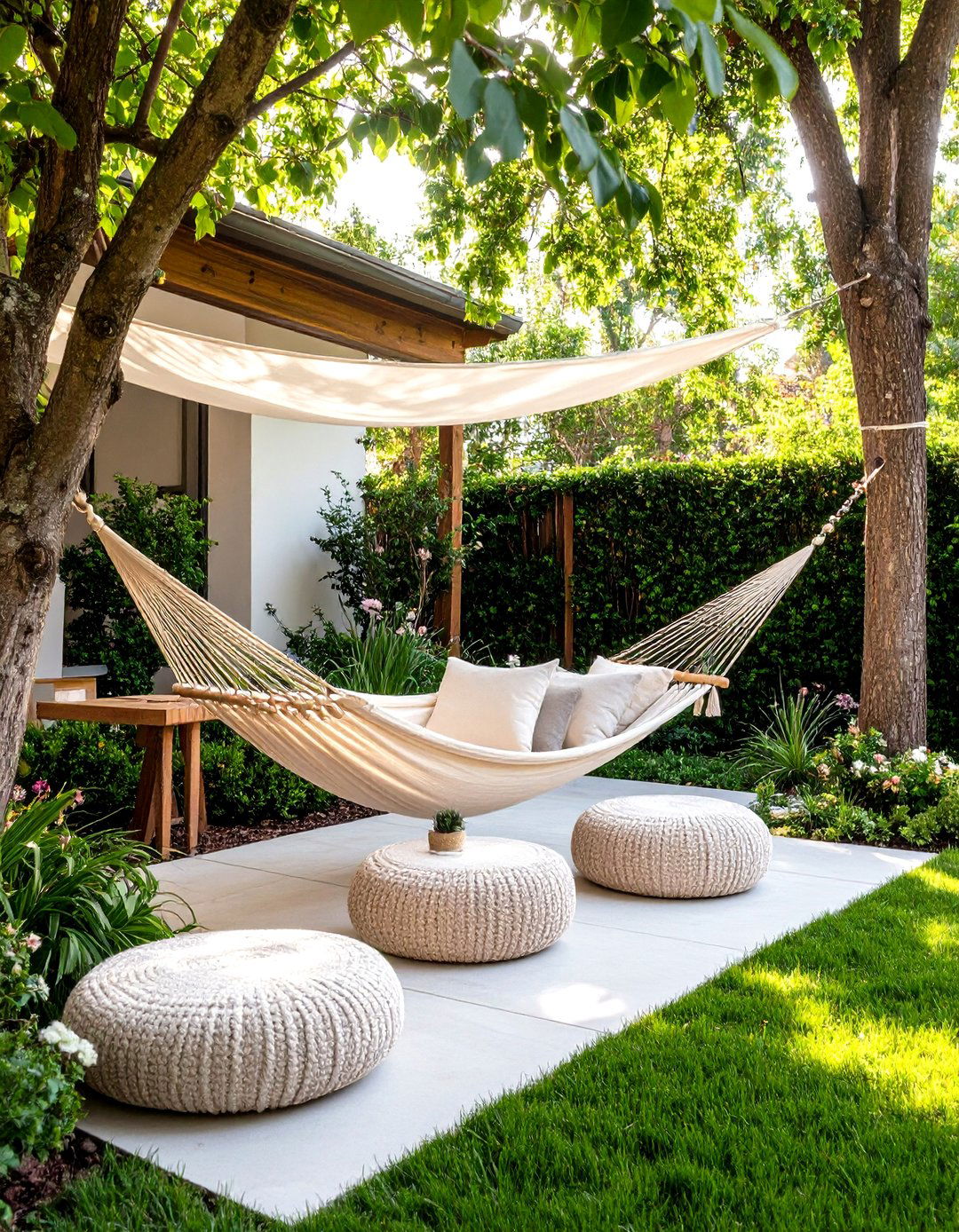 Hammock Relaxation Corner - 24 Backyard Ideas on a Budget