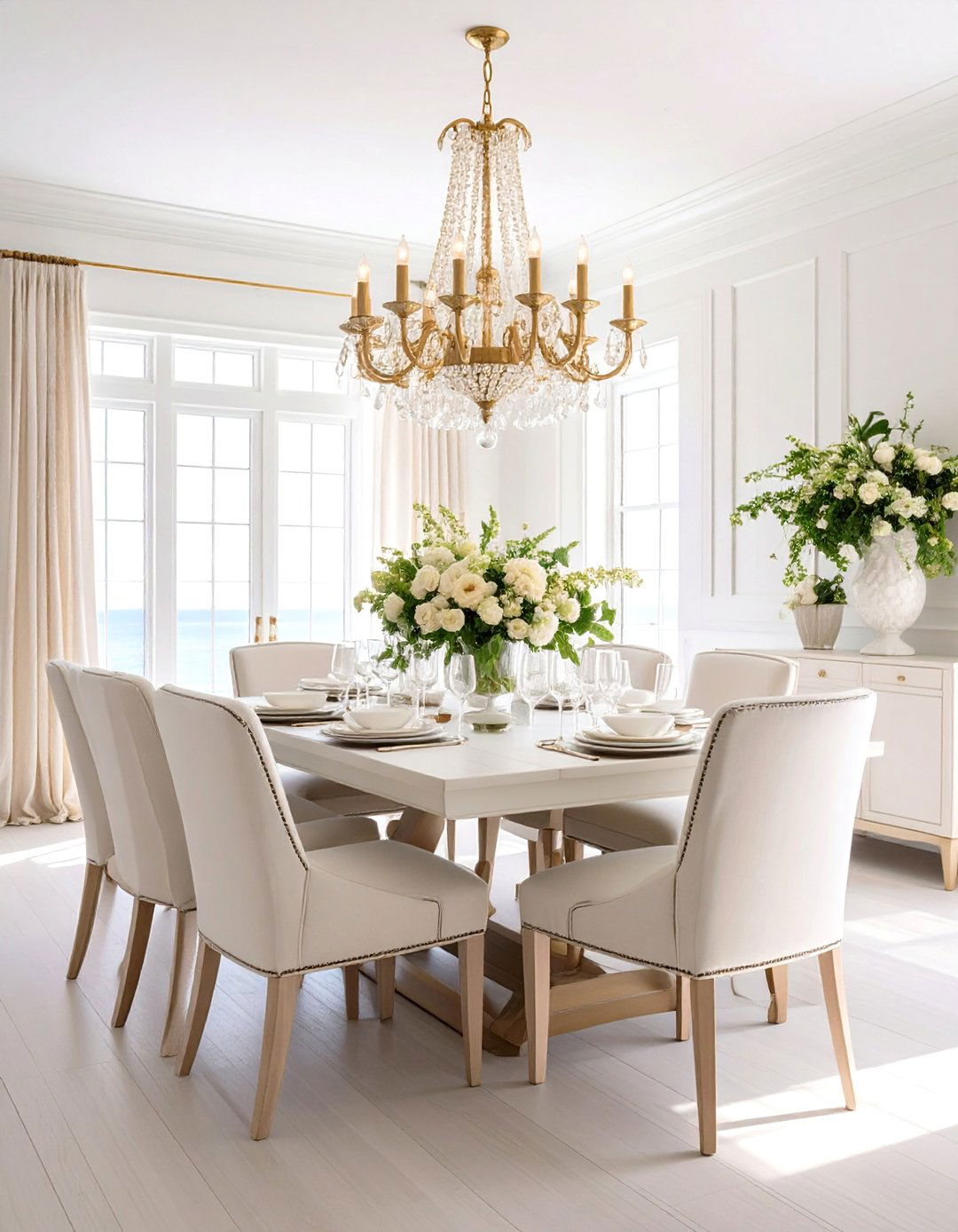 Hamptons Style Dining Rooms - 24 Coastal Dining Room Ideas