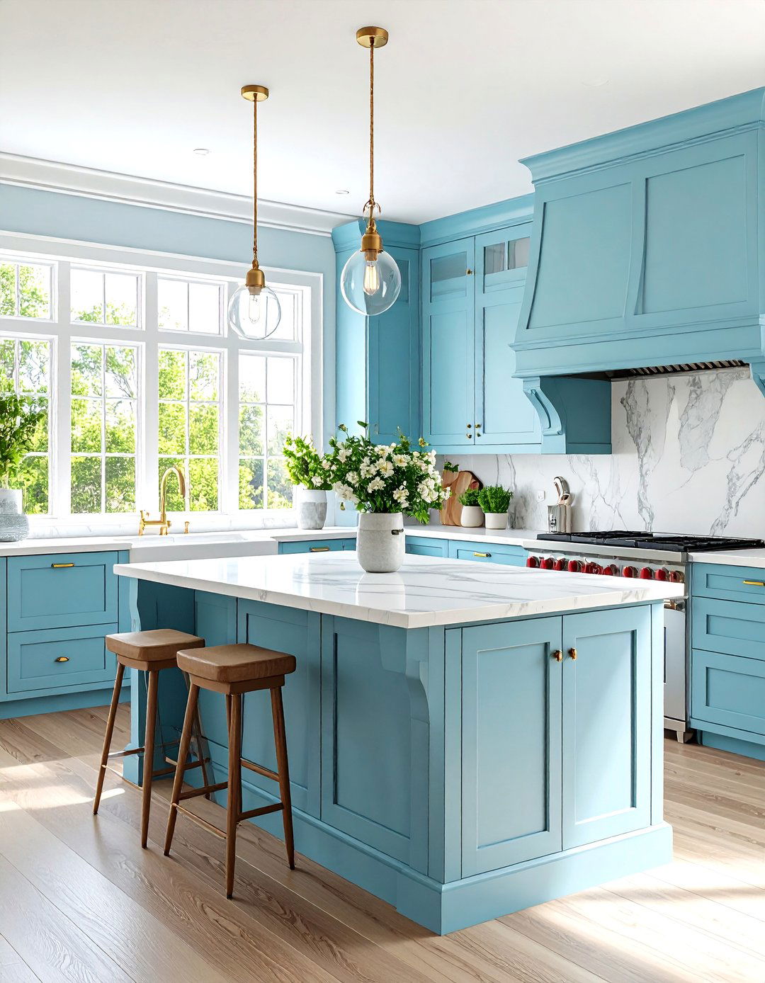 Hamptons Style Kitchen Islands - 24 coastal kitchen ideas