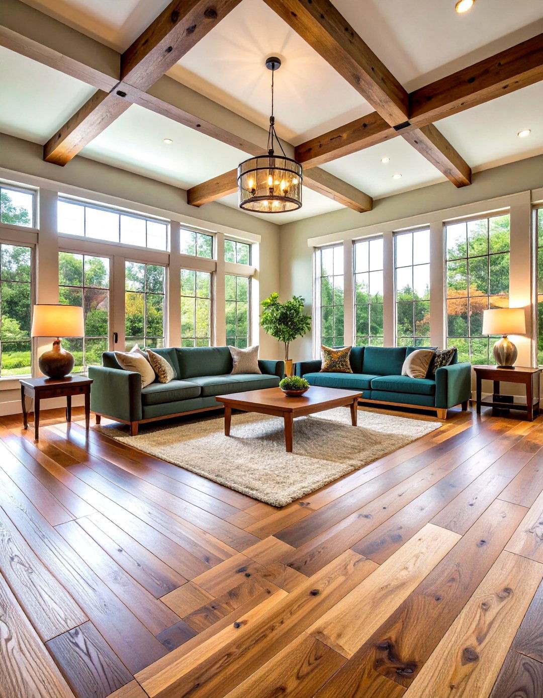Hand Scraped Hickory Texture - 24 Wood Floor Ideas