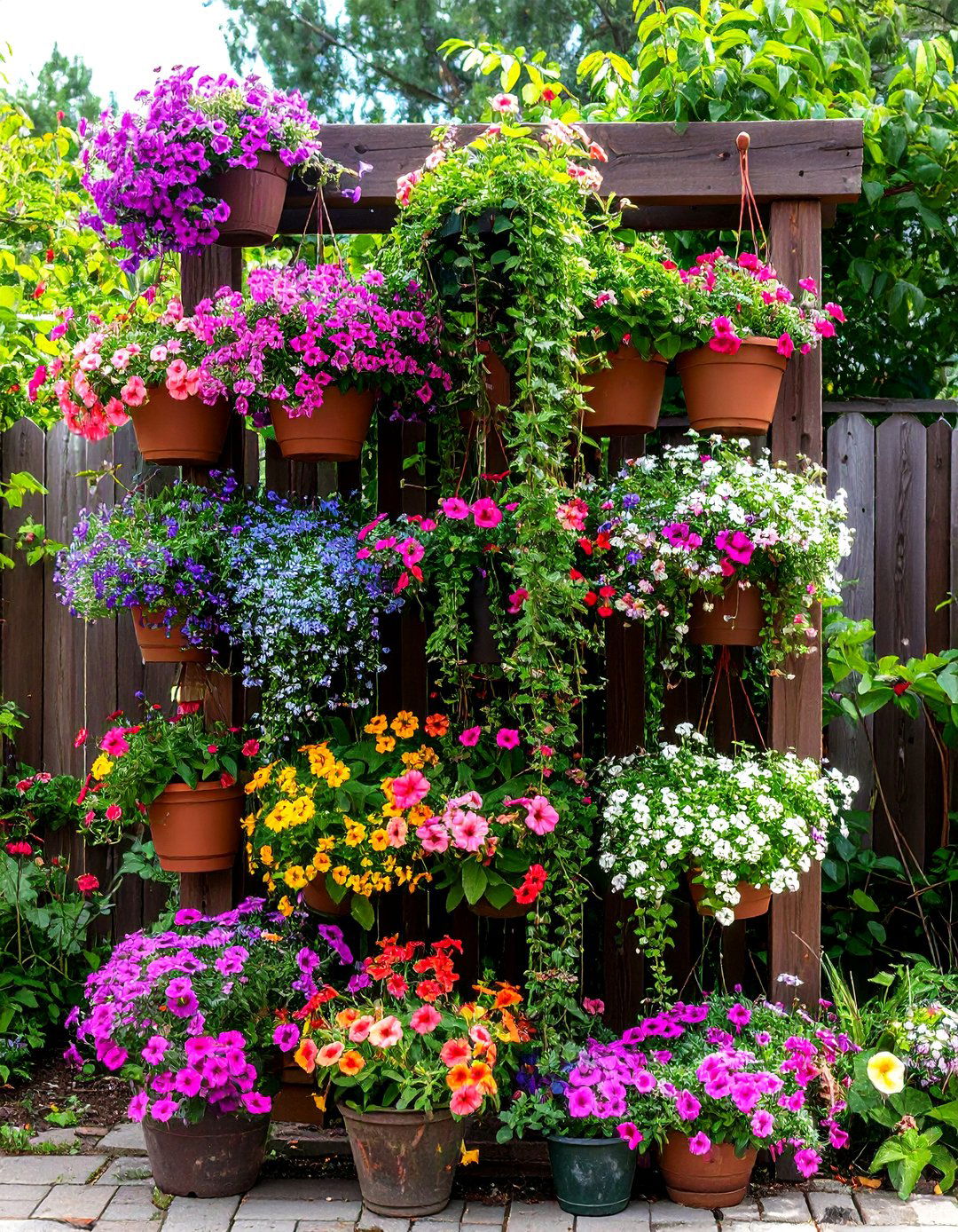 Hanging Basket Container Gardens - 24 Container Garden Ideas