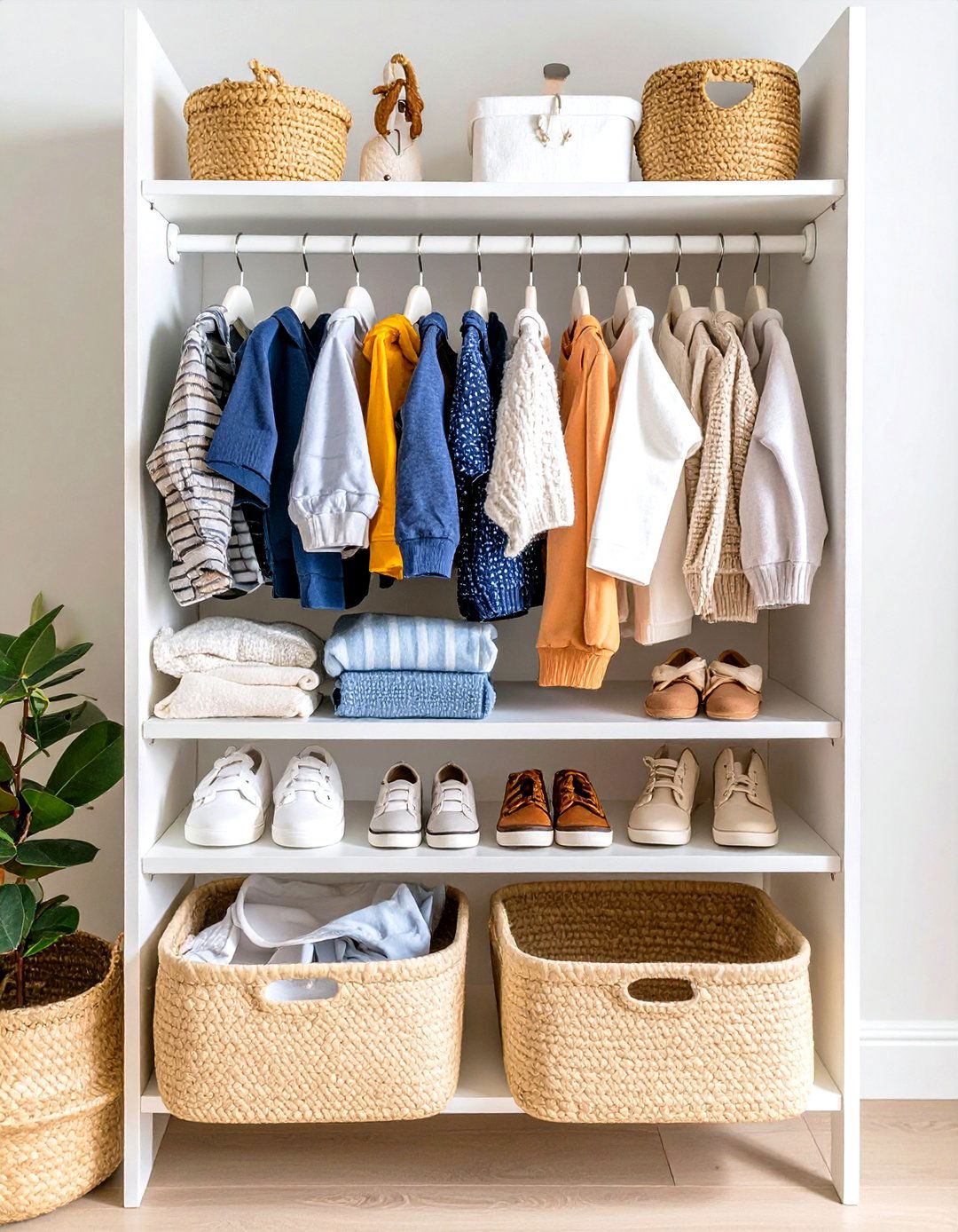 Hanging Closet Organizers - 24 Nursery Storage Ideas