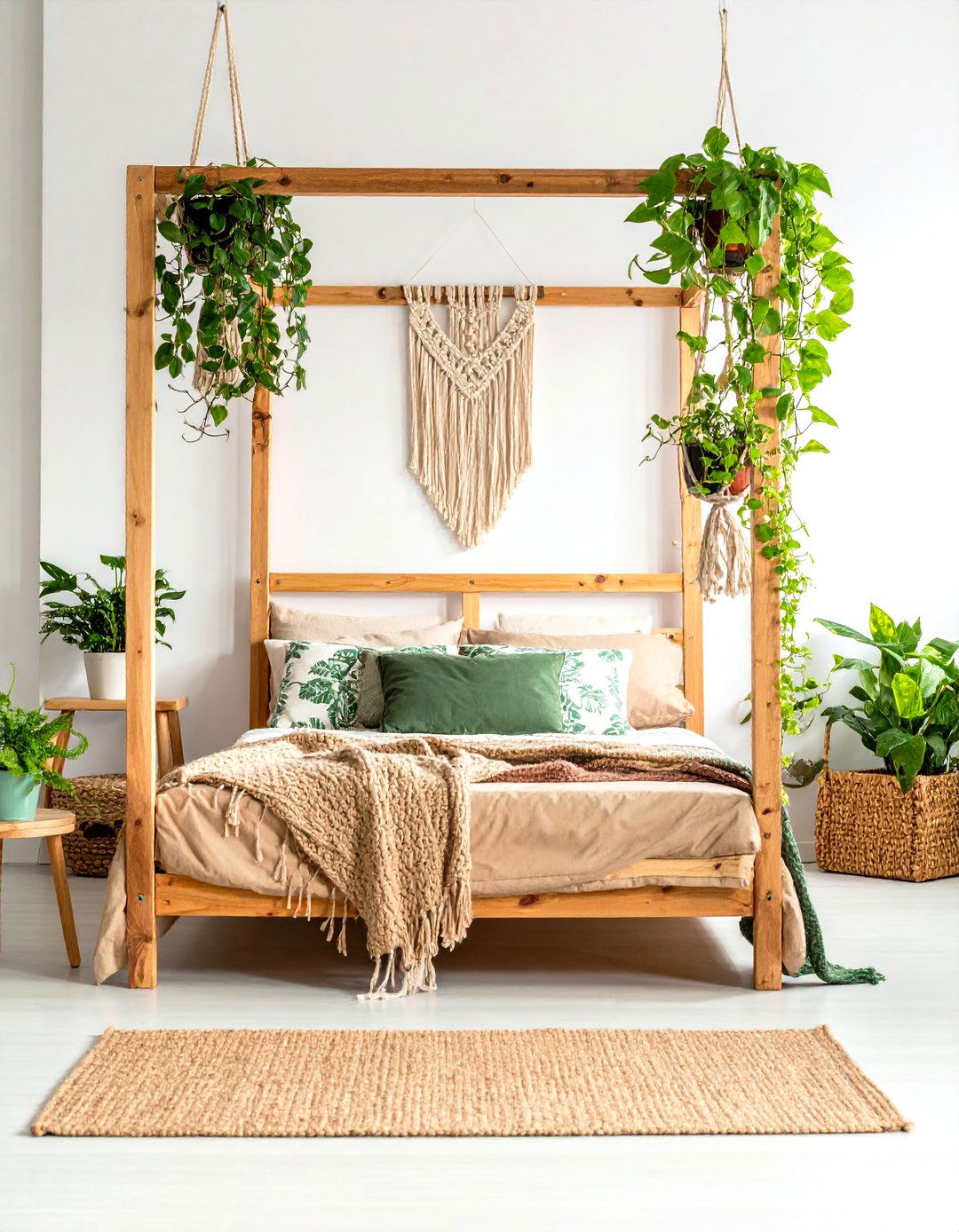 Hanging Garden Bedroom Oasis - 24 Fairycore Bedroom Ideas