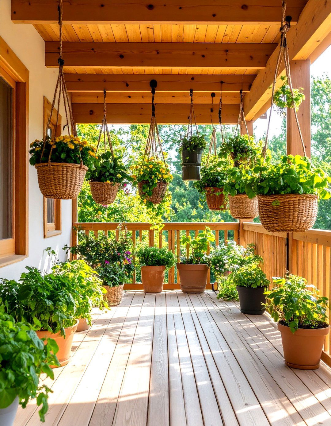 Hanging Garden Side Porch - 24 Side Porch Ideas