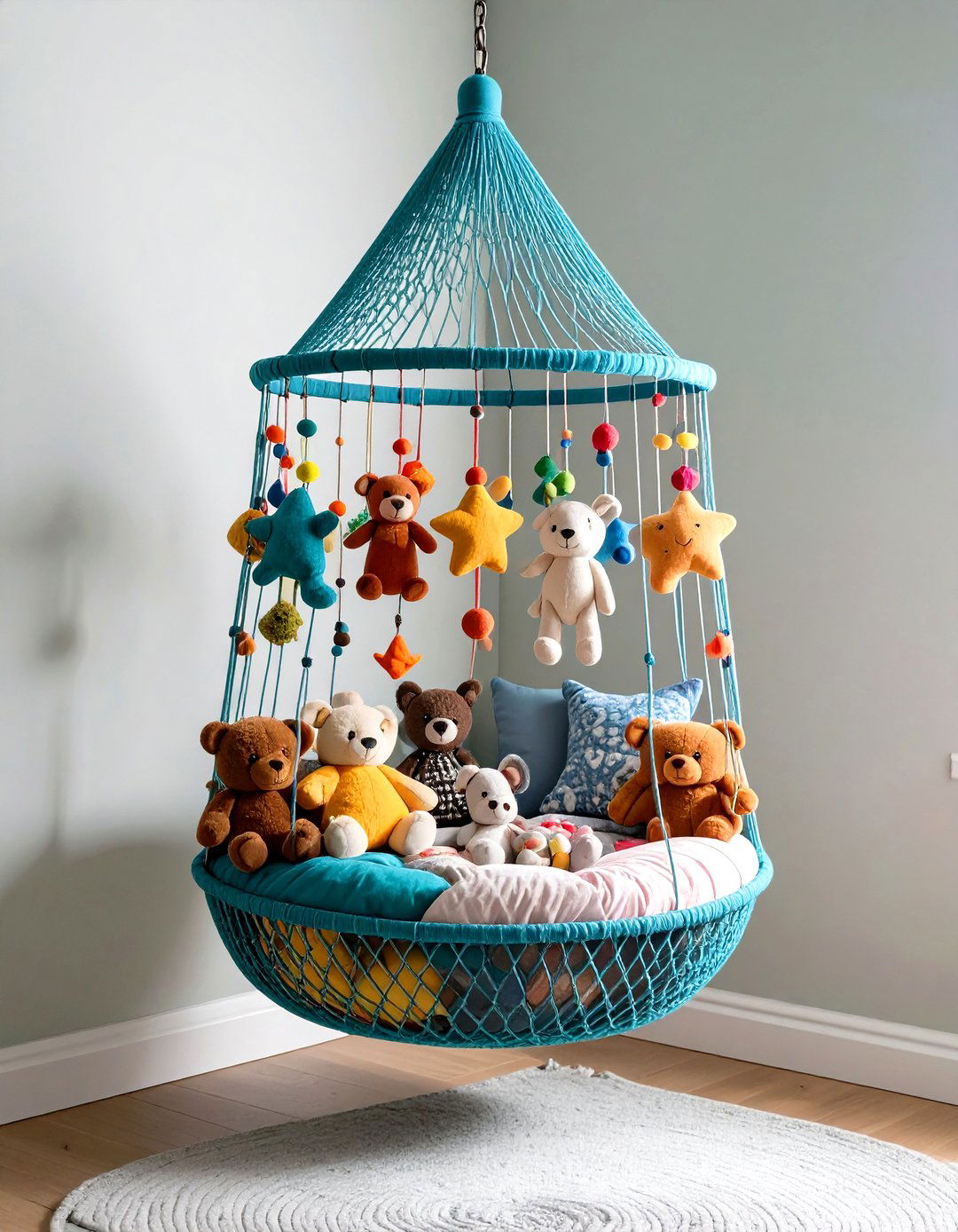 Hanging Net Storage - 24 Toy Storage Ideas