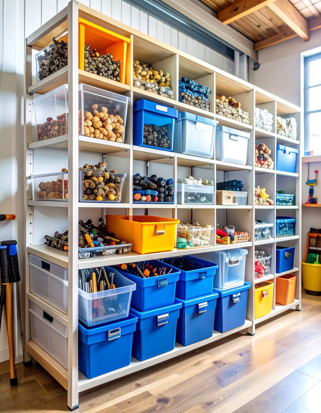 Hardware Organization Station - 24 Garage Storage Ideas
