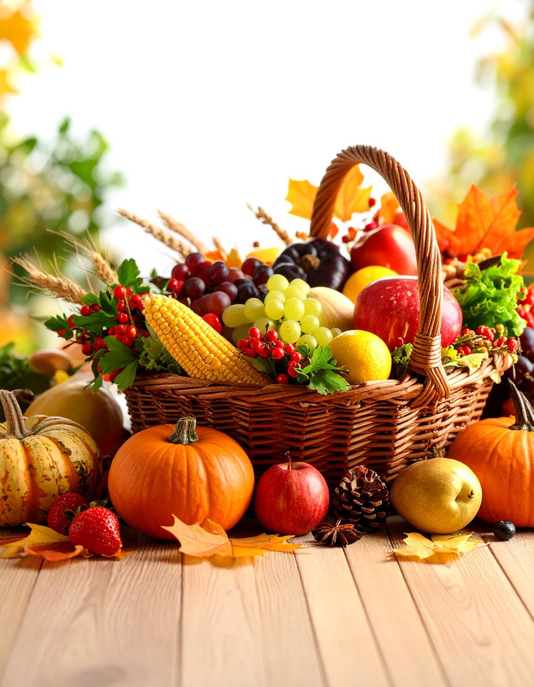 Harvest Cornucopia Styling - 24 Friendsgiving Decor Ideas