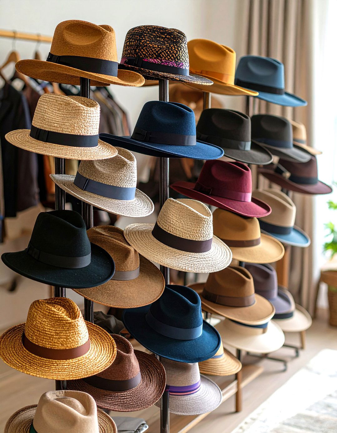 Hat Stand Collections - 24 Hat Storage Ideas