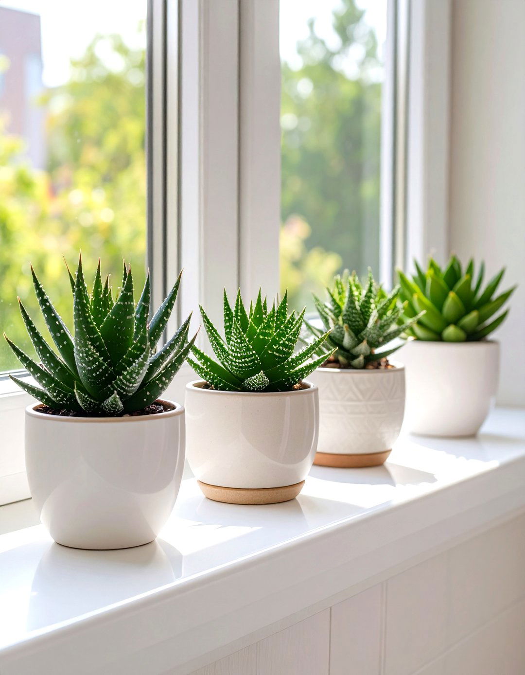 Haworthia Succulent Rosettes - 24 Best Plants for Bathroom