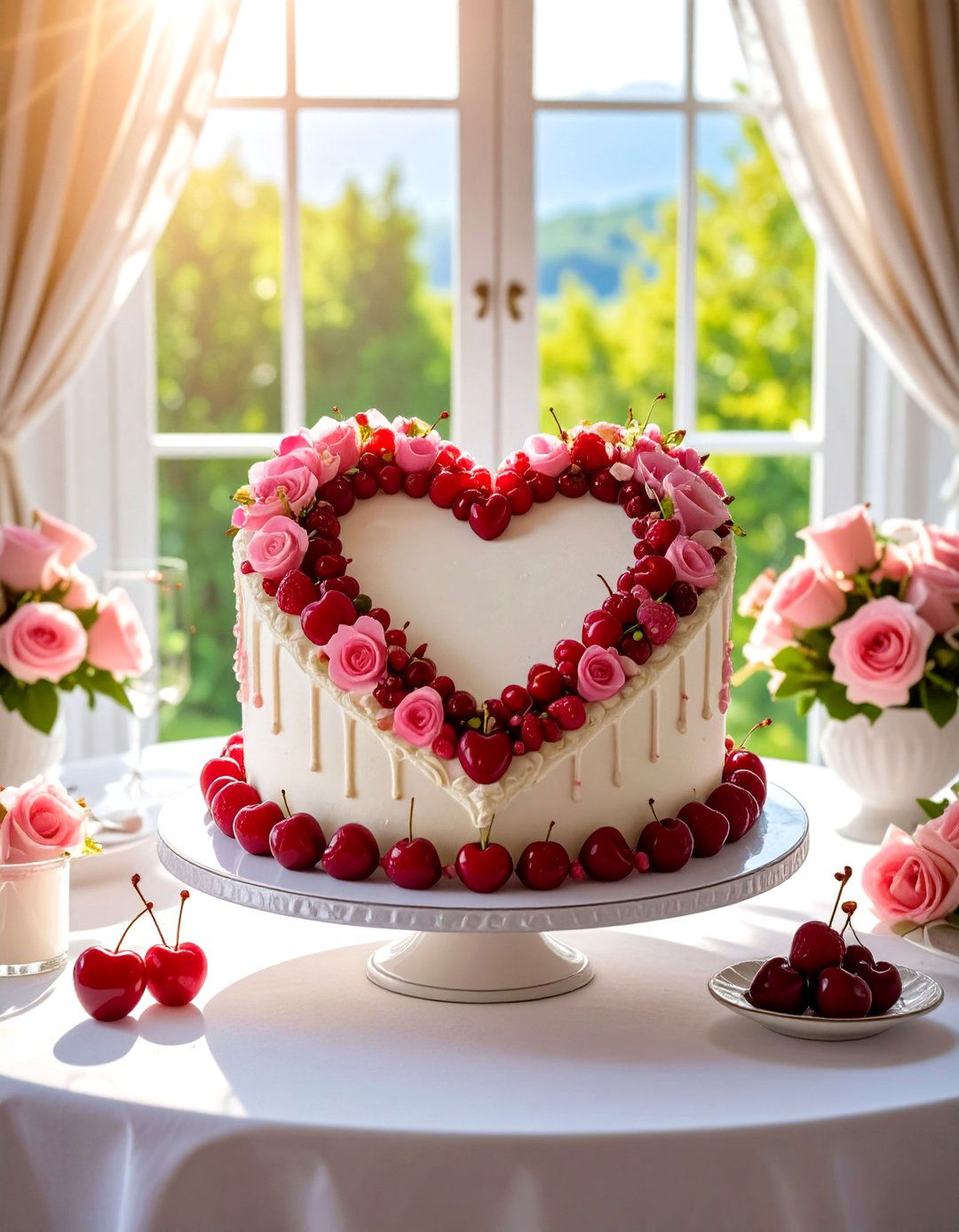 Heart Shaped Wedding Cakes - 24 Wedding Cake Ideas