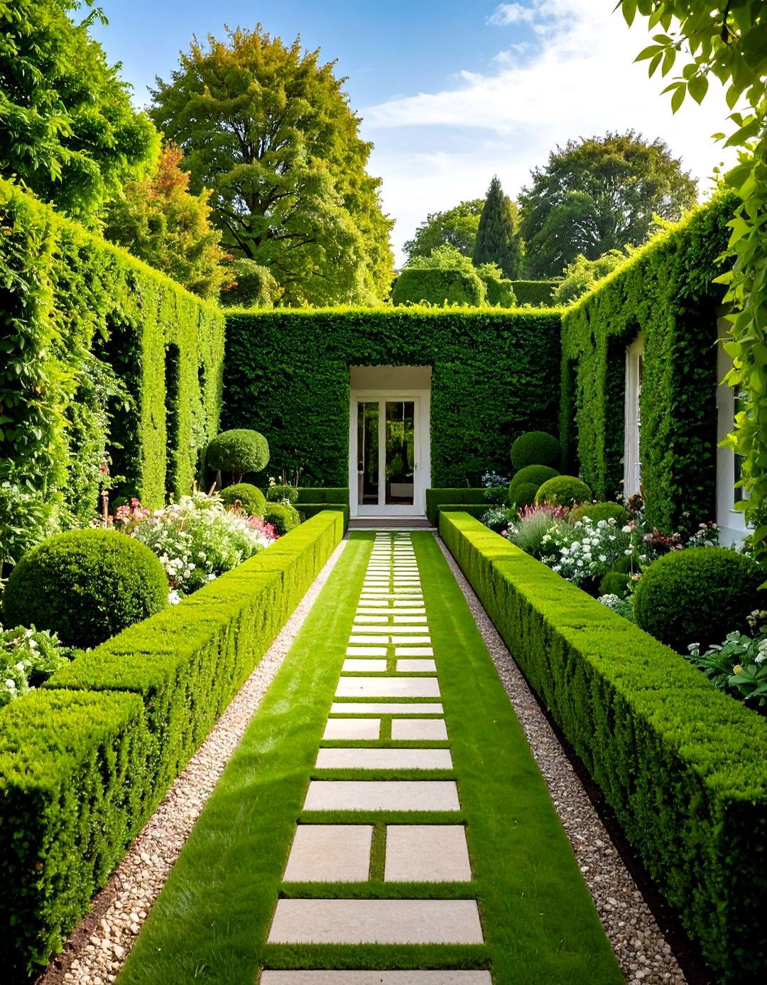 Hedge Enclosed Garden Room - 24 Enclosed Garden Ideas