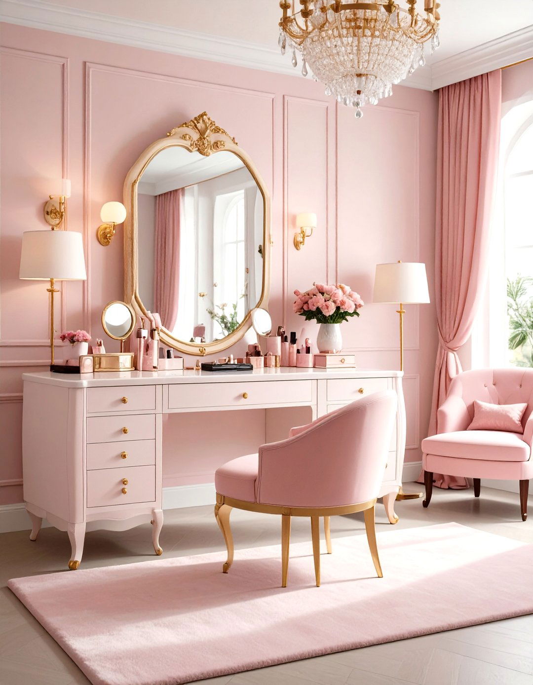 Hello Kitty Vanity Station Bedroom - 24 Hello Kitty Bedroom Ideas