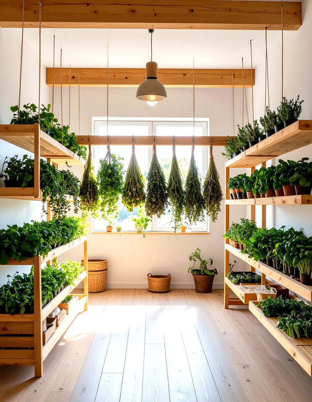 Herb Drying Station - 24 Small Utility Room Ideas