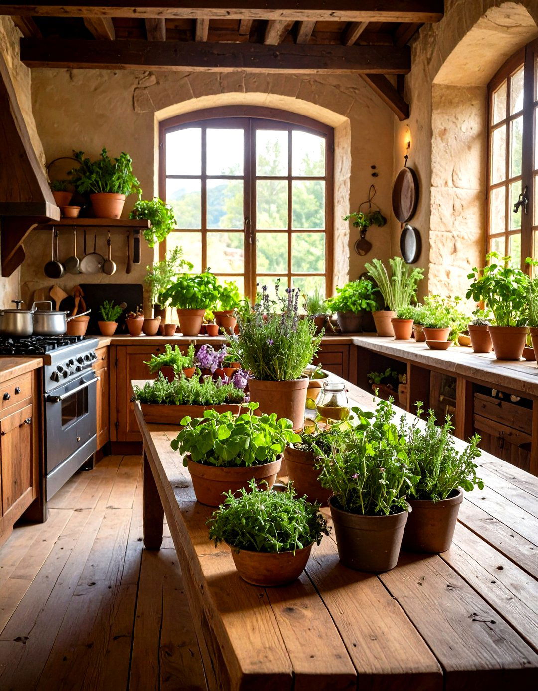 Herb Garden Indoor Growing Spaces - 24 Medieval Home Decor Ideas