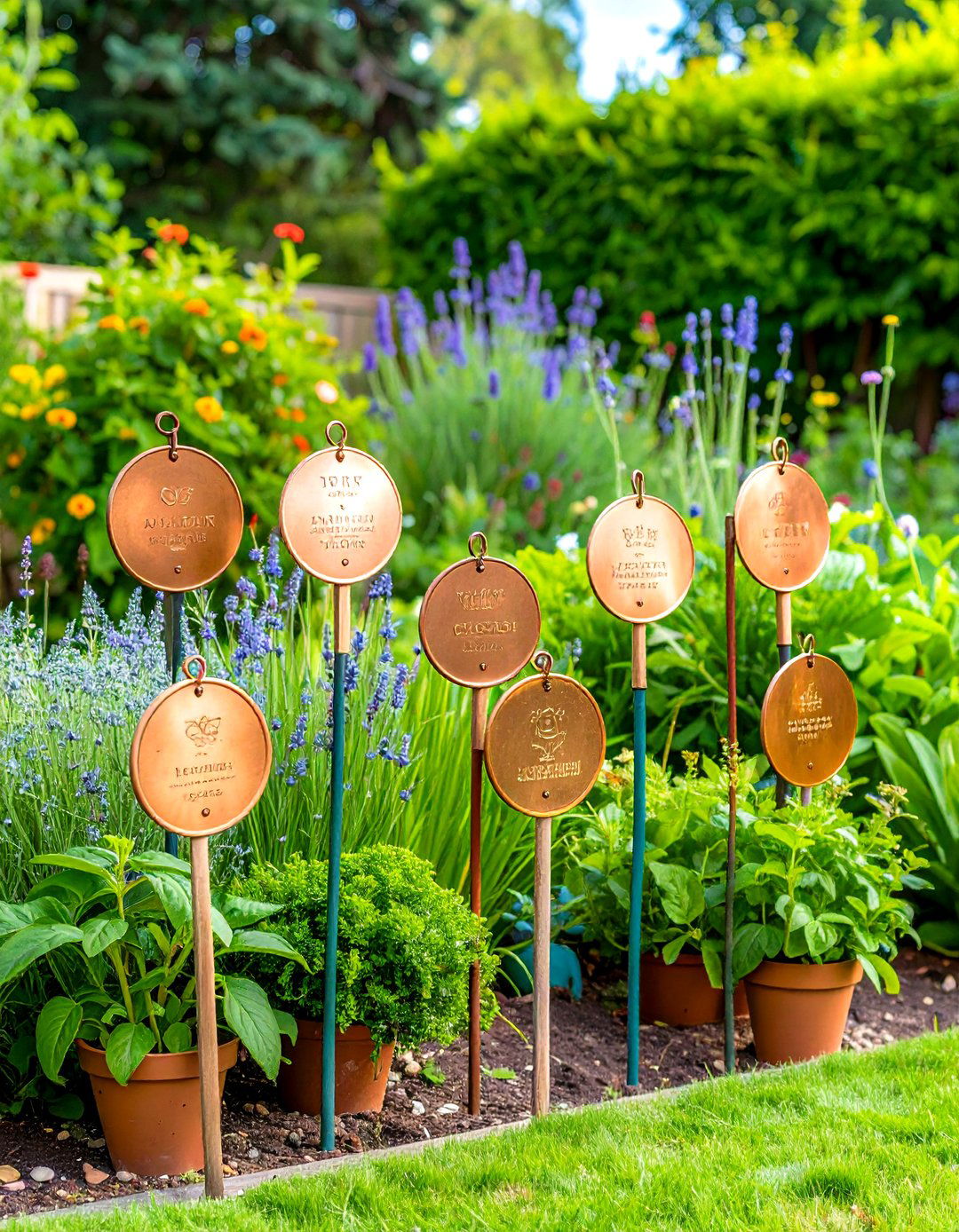 Herb Garden Markers - 24 Garden Sign Ideas