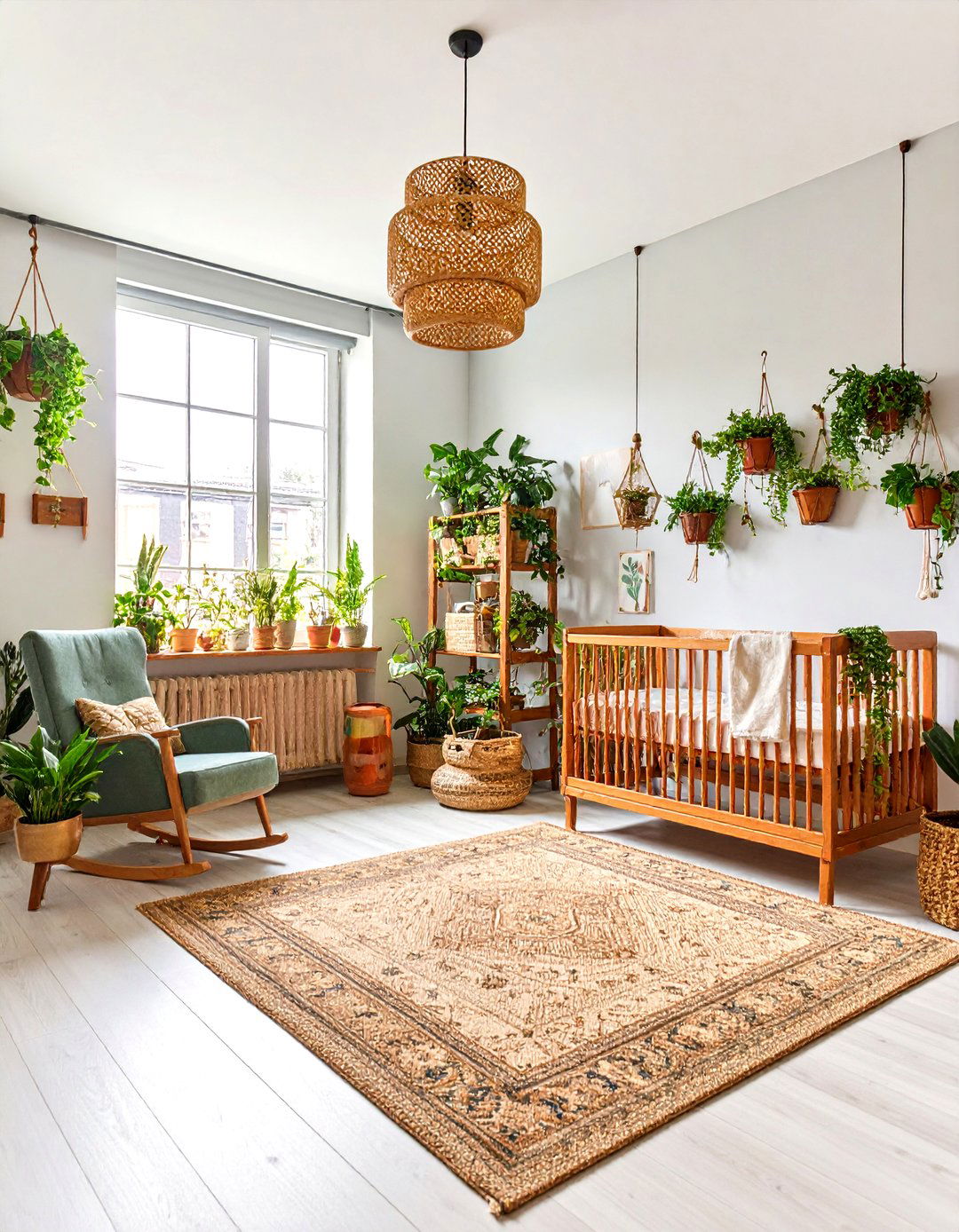 Herb Garden Nursery with Living Botanical Elements - 24 Nursery Garden Ideas
