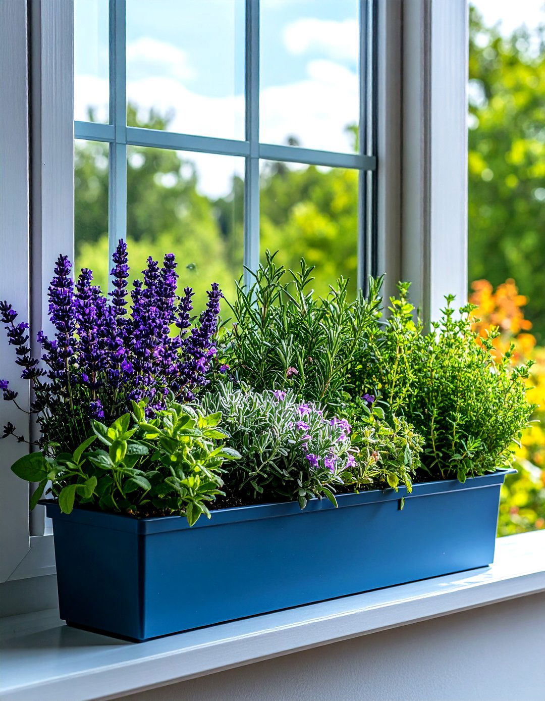 Herb Garden Window Boxes - 24 Fall Window Box Ideas