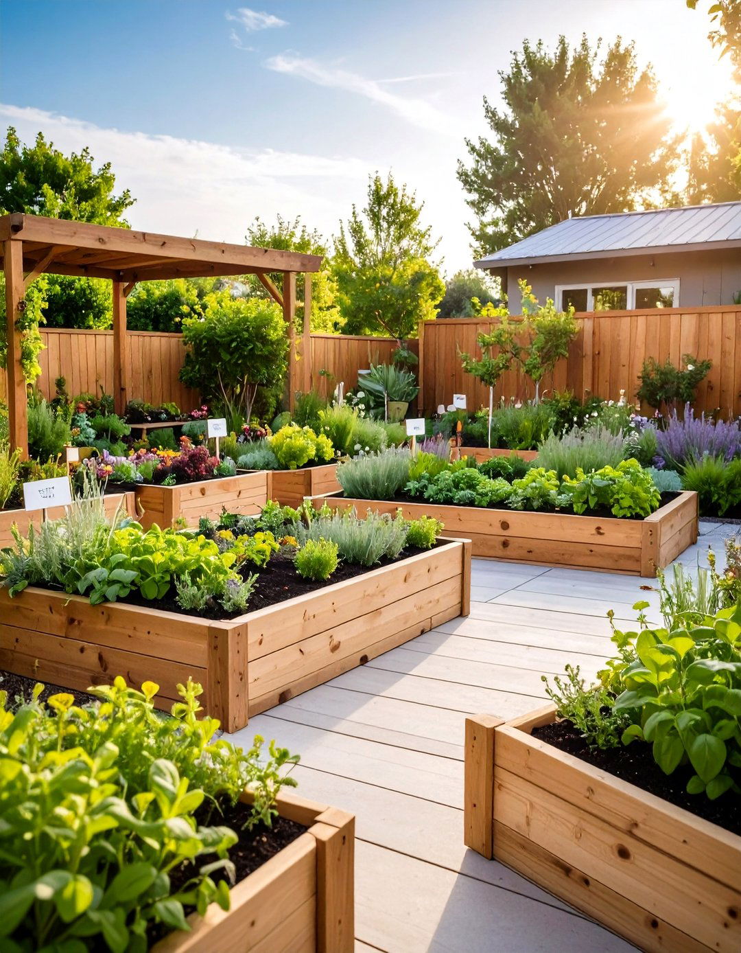 Herb Garden with Culinary Focus - 24 Beautiful Gardens