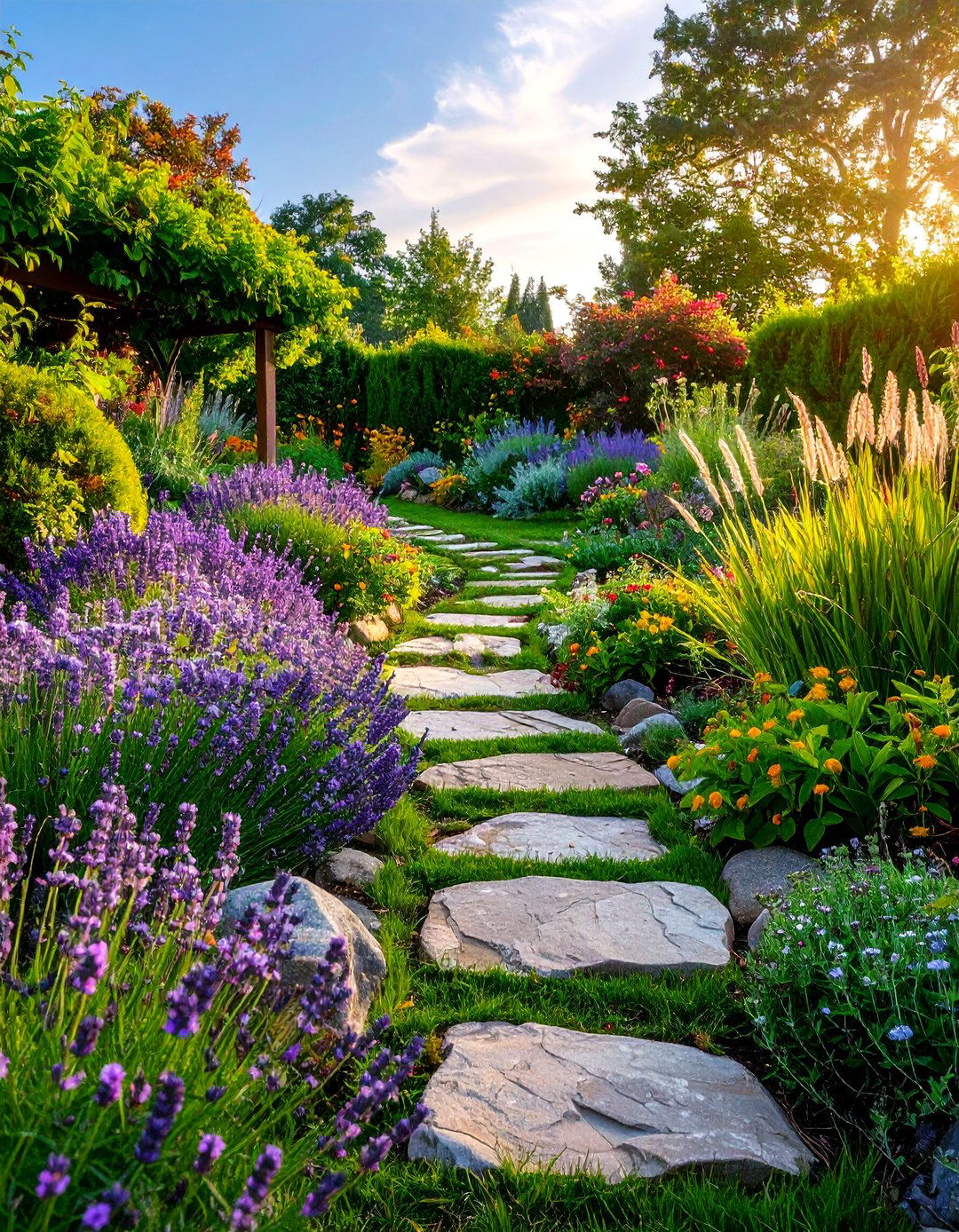 Herb Spiral Terraced Garden - 24 Hillside Terraced Garden Ideas
