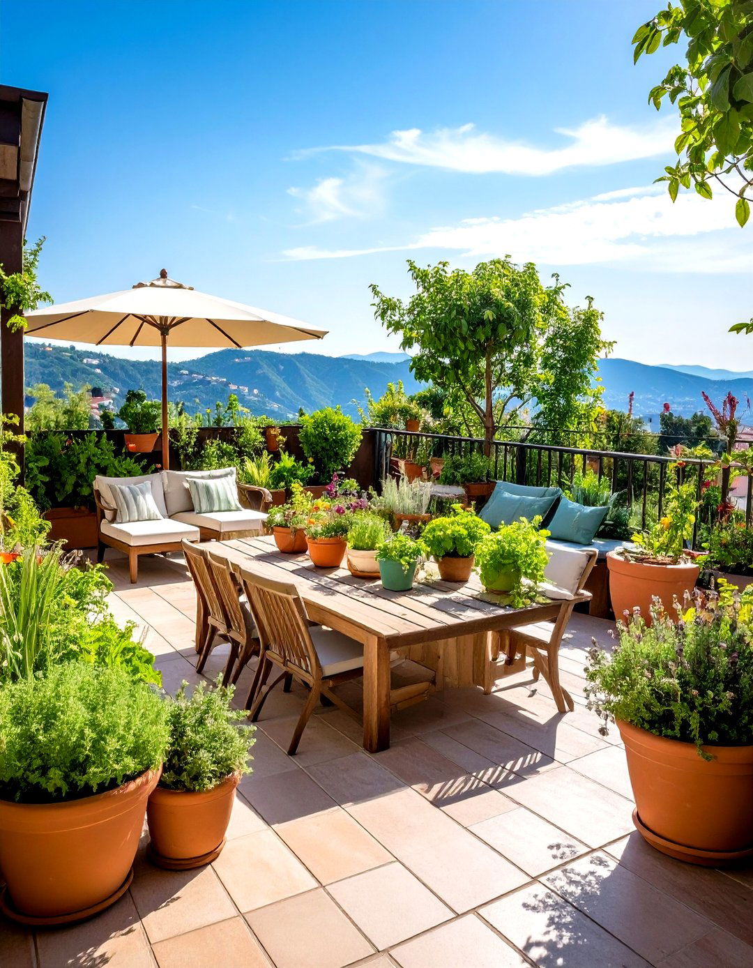 Herb Terrace Gardens - 24 hillside landscaping ideas