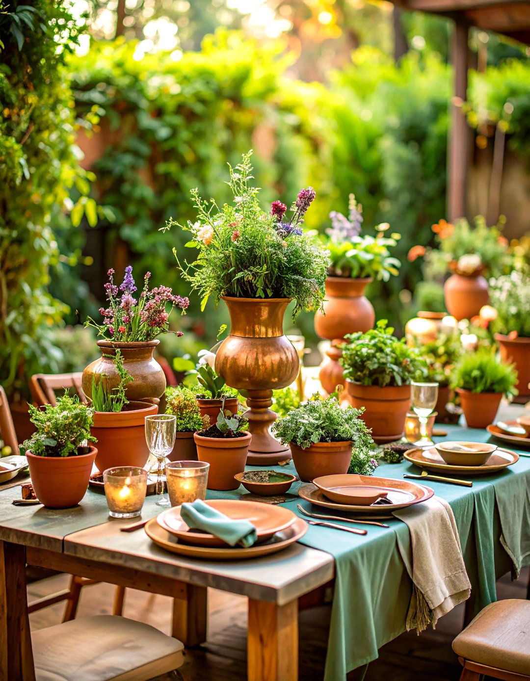 Herbology Garden Centerpieces - 24 Harry Potter Wedding Ideas