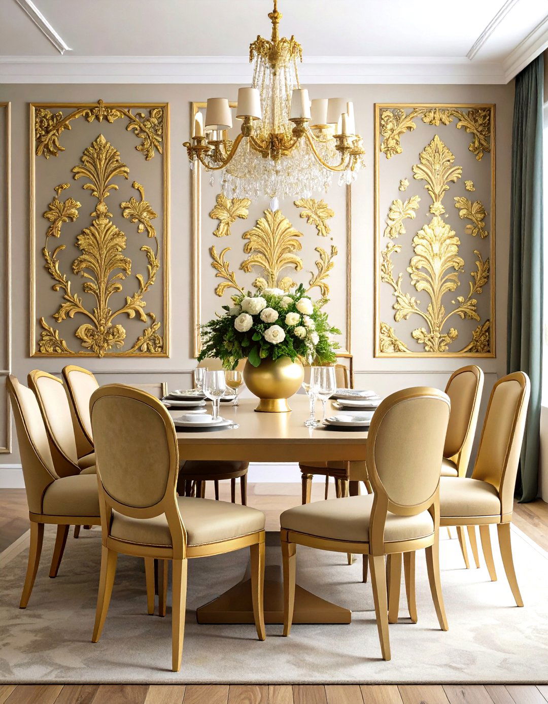 Heritage Damask Wall Murals - 24 Wall Mural Ideas