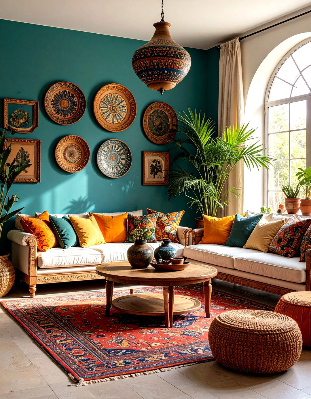 Heritage Spanish Family Gallery Wall - 24 Spanish Style Living Room Ideas
