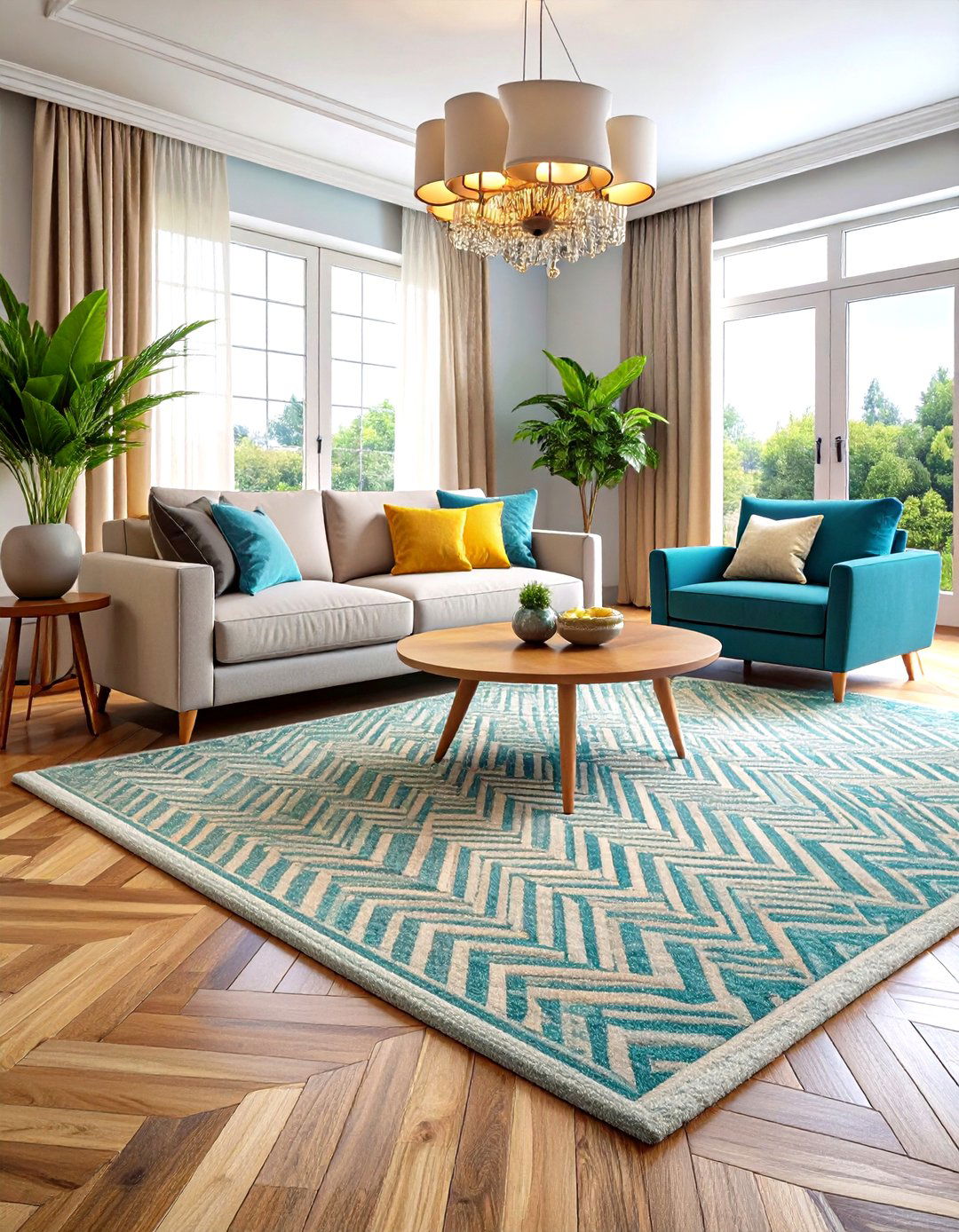 Herringbone Living Room Carpet Plank Patterns - 24 Living Room Carpet Ideas