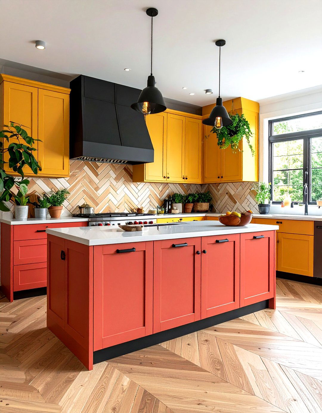 Herringbone Pattern Shiplap Installation - 24 Shiplap Backsplash Ideas for Your Kitchen