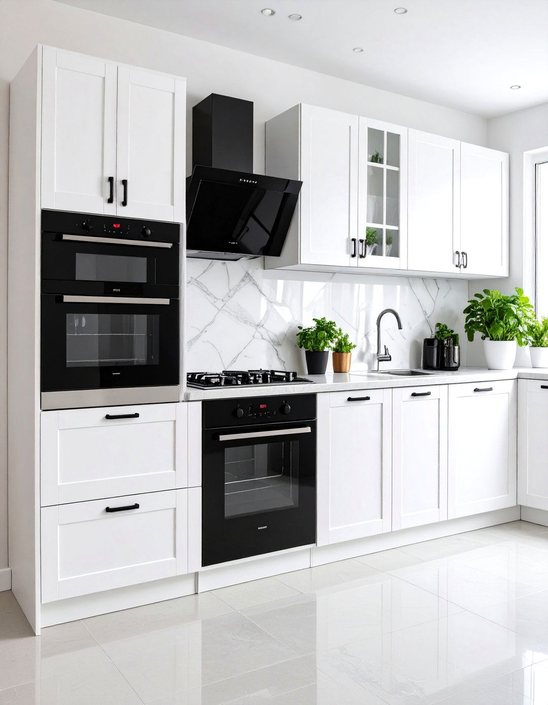 Hidden Appliance Integration Kitchen - 24 Small Kitchen with Black Appliances Ideas