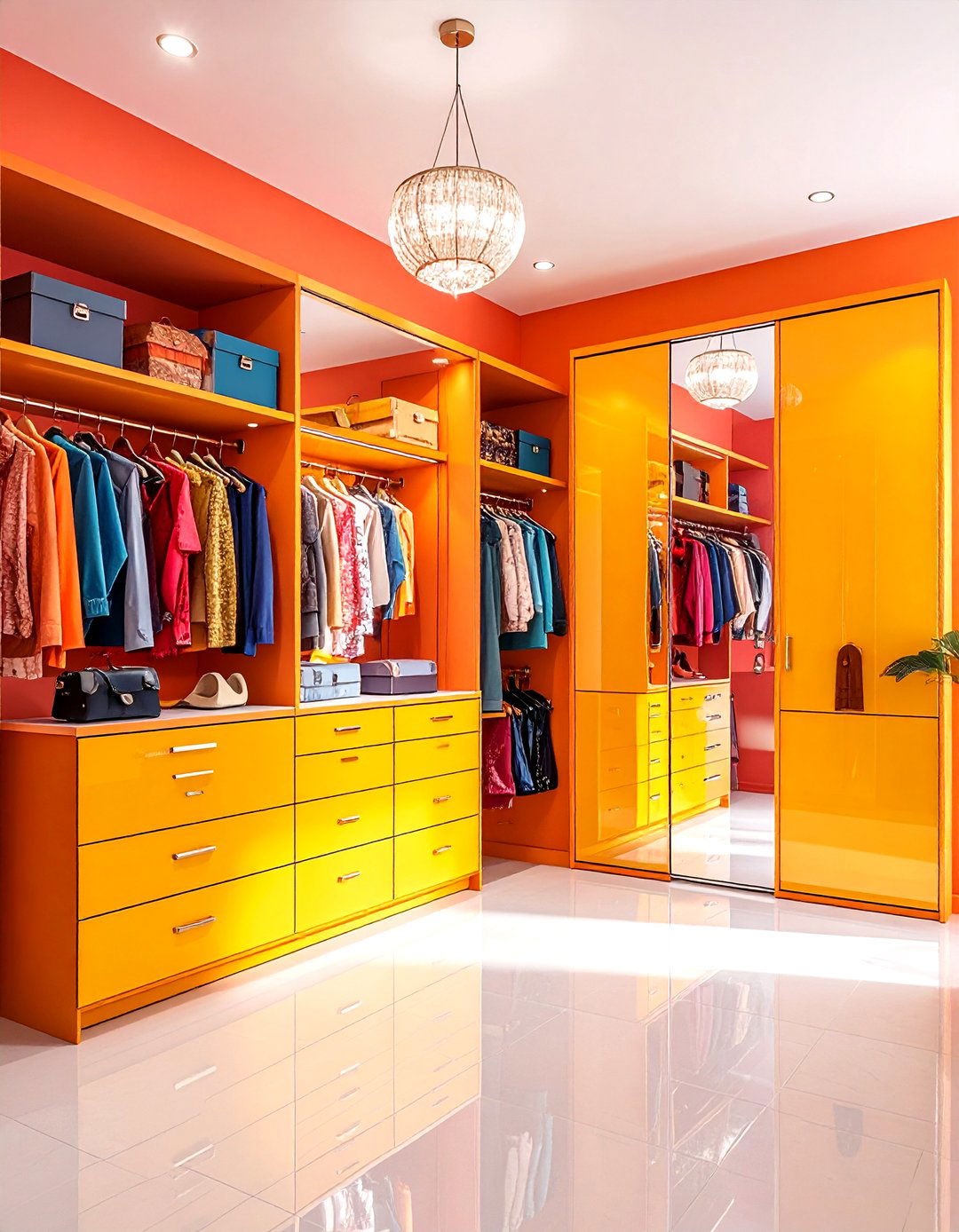 Hidden Storage Behind Mirrors - 24 Small Dressing Room Ideas