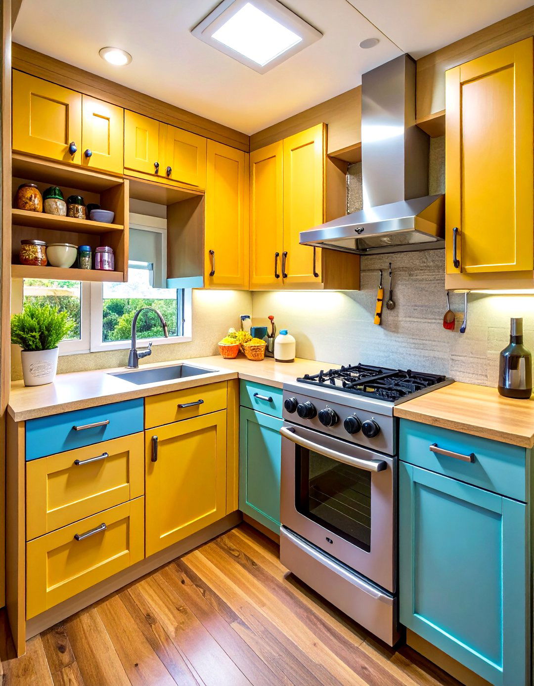 Hidden Storage Compartments - 24 Mobile Home Kitchen Ideas