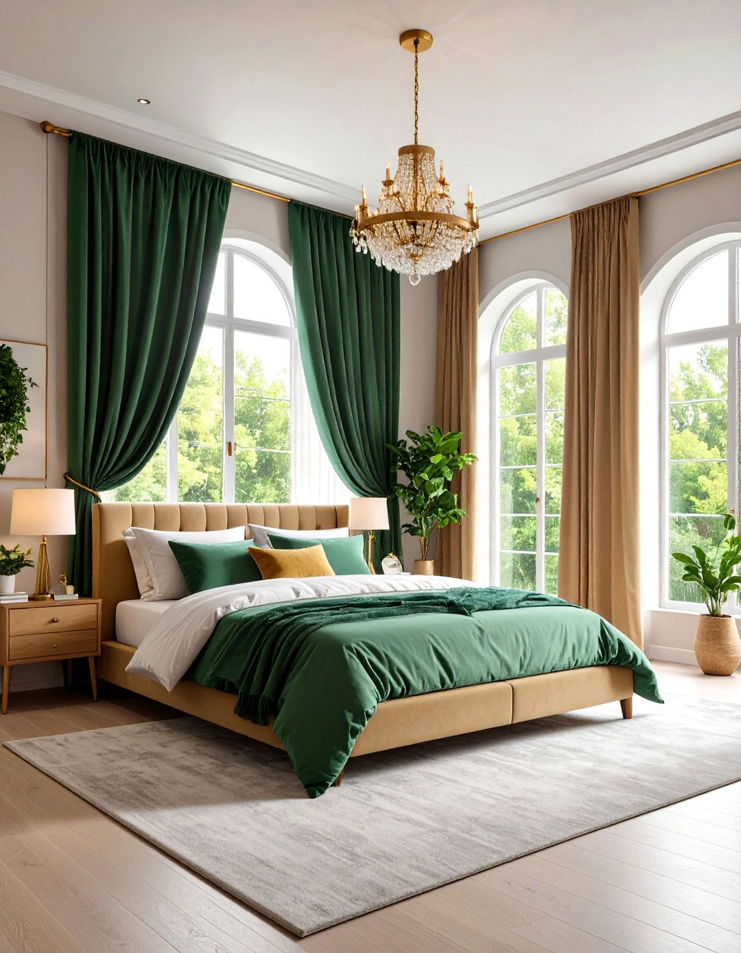 High Hanging Ceiling Height Drama - 24 Bedroom Curtain Ideas