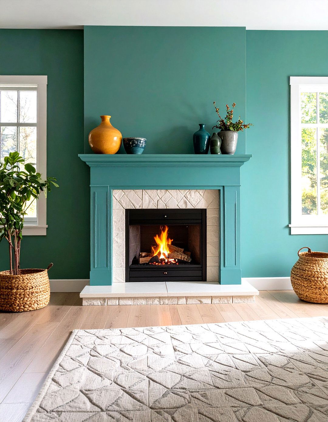 High Relief Ceramic Fireplace - 24 Spanish Style Fireplace Ideas