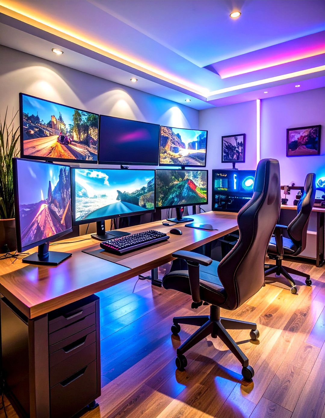 High Tech Gaming Man Cave Living Room - 24 Man Cave Living Room Ideas