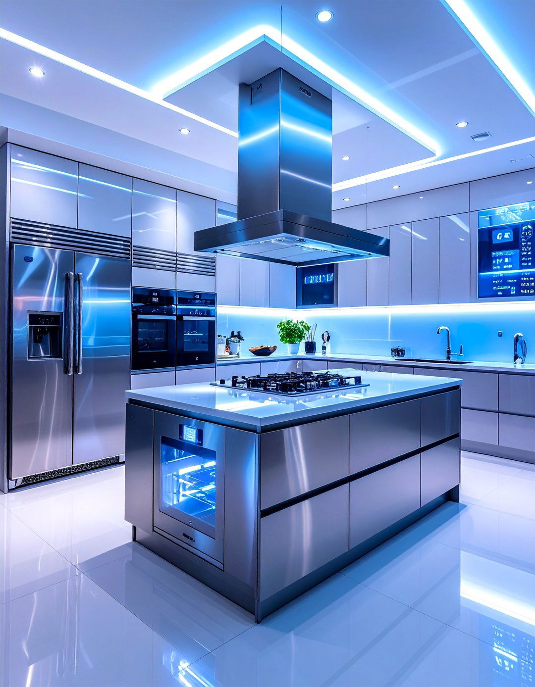 High Tech Modern Kitchen - 24 1980s Kitchen Ideas