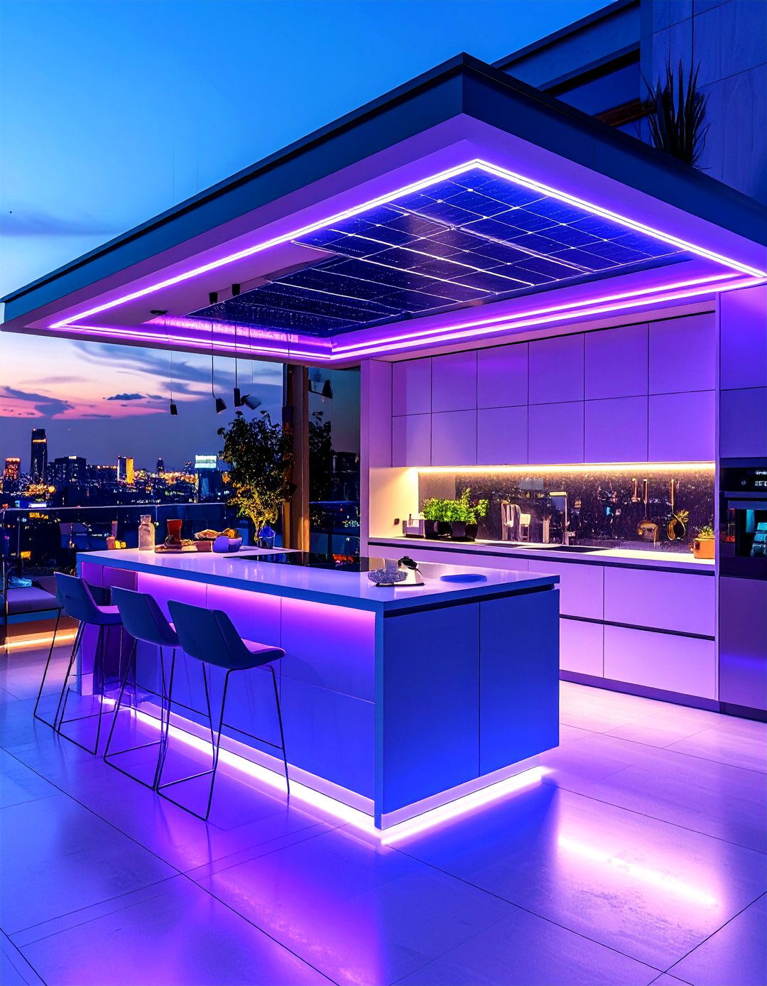 High Tech Smart Rooftop Kitchen System - 24 Rooftop Kitchen Ideas