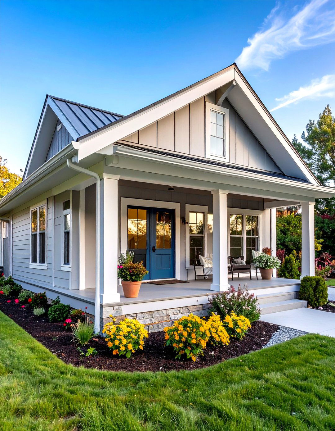 Hip Roof Metal Configuration - 24 Metal Roof Porch Design Ideas