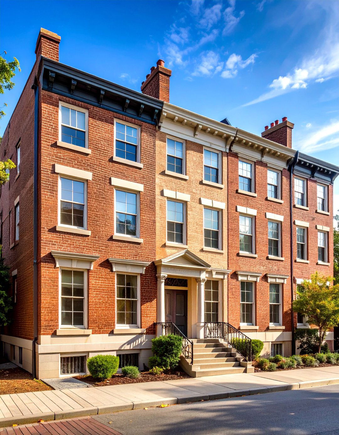 Historic Beige Brick Restoration - 24 Beige Brick Exterior Home Ideas
