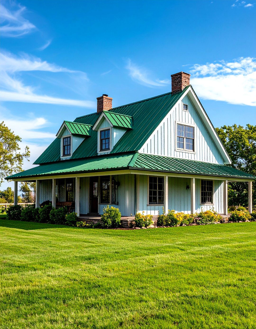 Historic Farmhouse Green Roof Additions - 24 Houses With Green Roofs