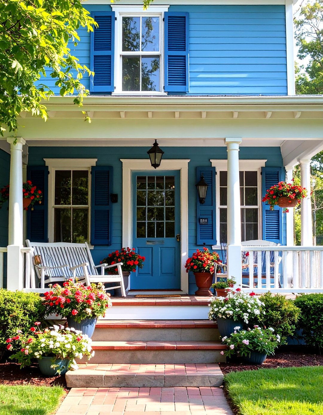 Historic Restoration Authentic Period Porch - 24 Large Front Porch Ideas