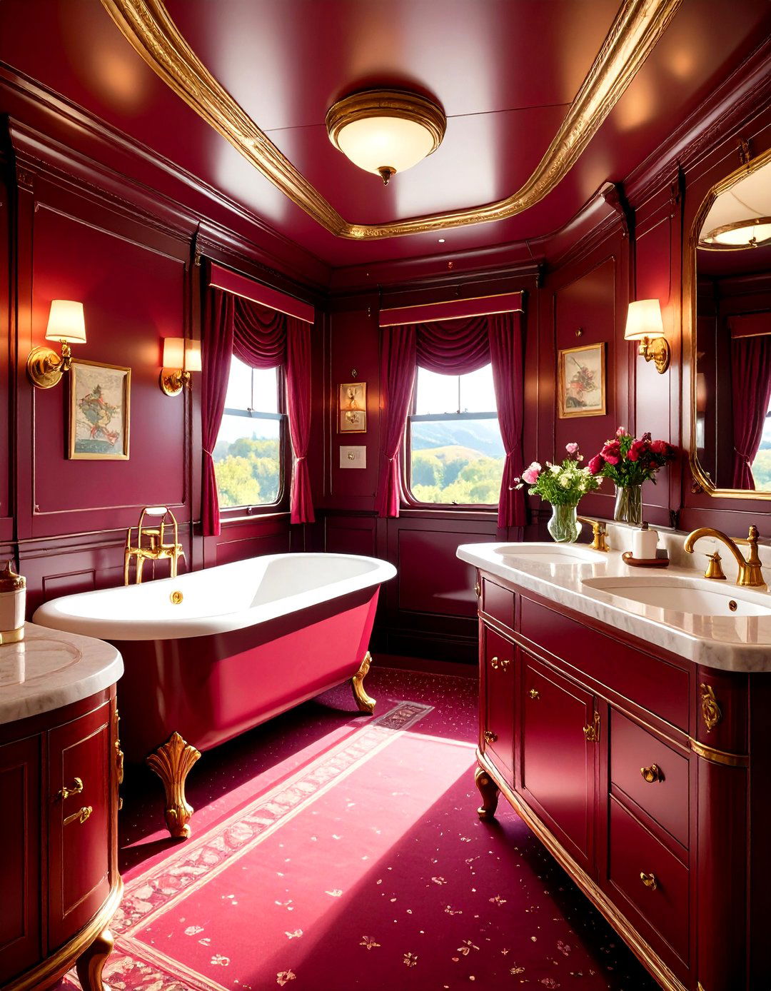 Hogwarts Express Train Car Bathroom - 24 Harry Potter Bathroom Ideas