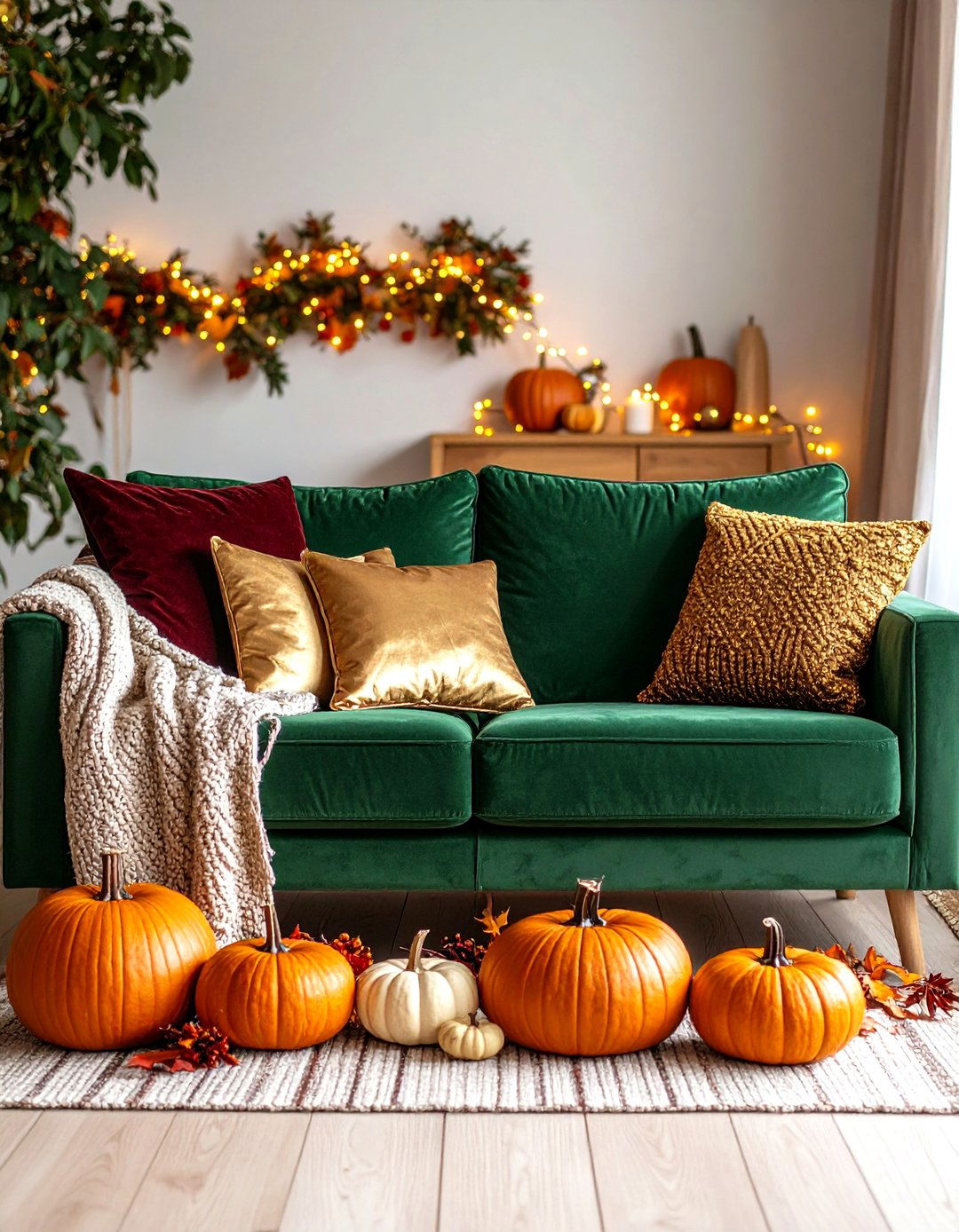 Holiday Emerald Green Sofa Seasonal Styling - 24 Emerald Green Sofa Living Room Ideas