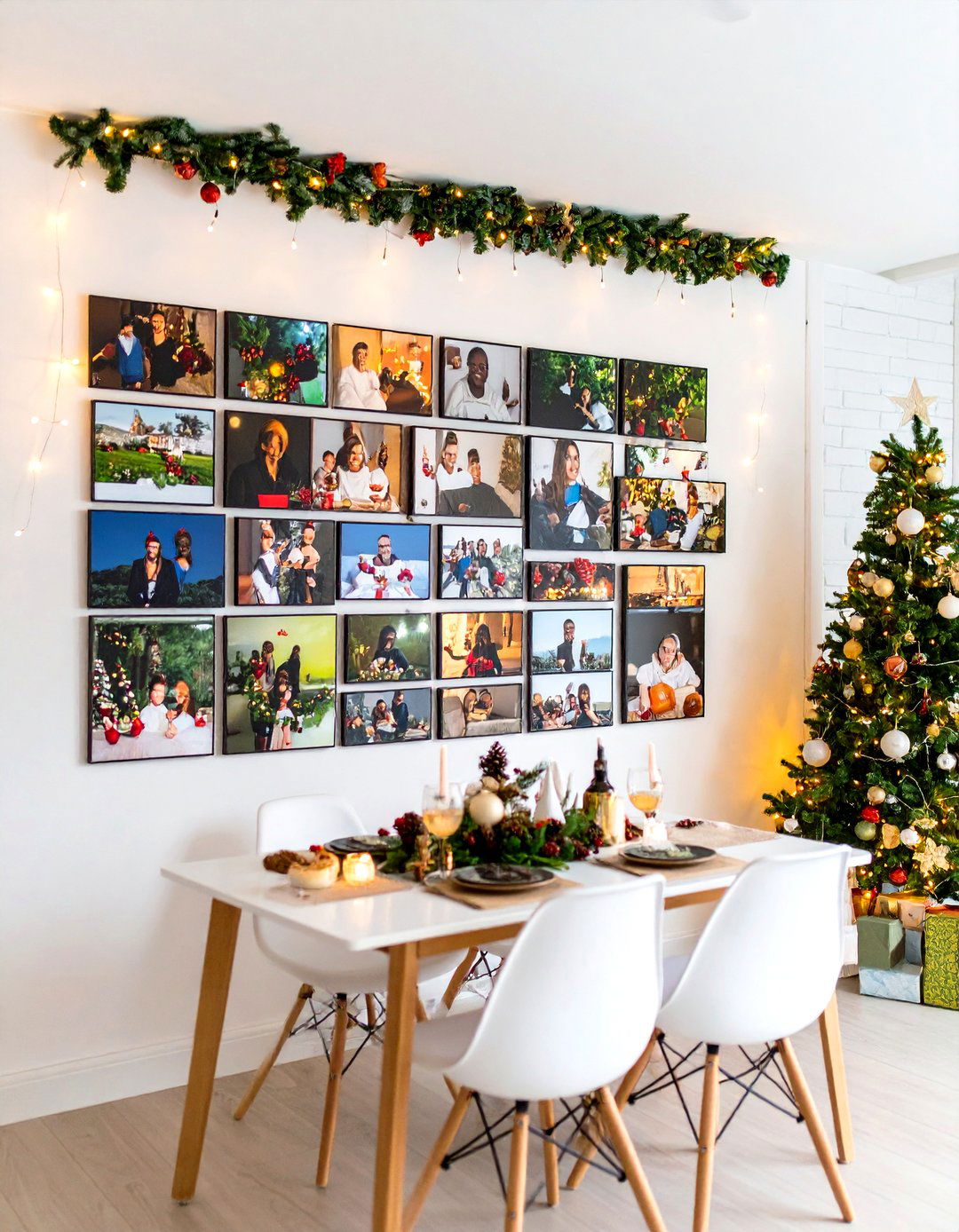 Holiday Seasonal Photo Rotations - 24 Photo Wall Ideas
