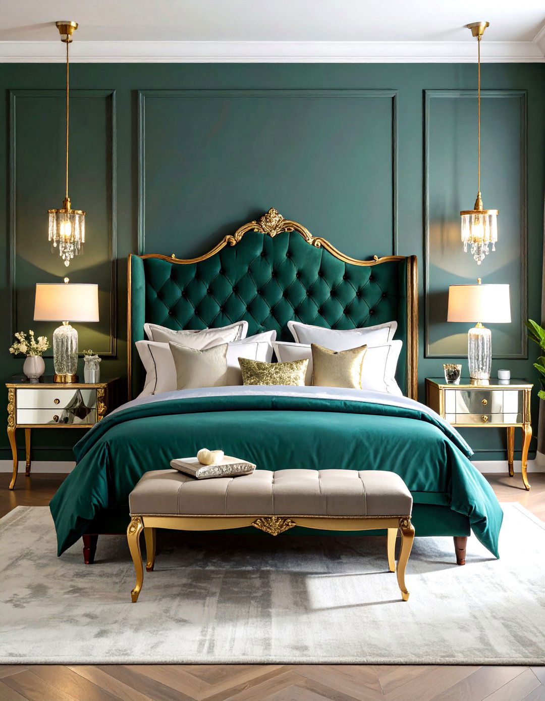 Hollywood Regency Bedroom Design - 24 Glam Interior Design Ideas