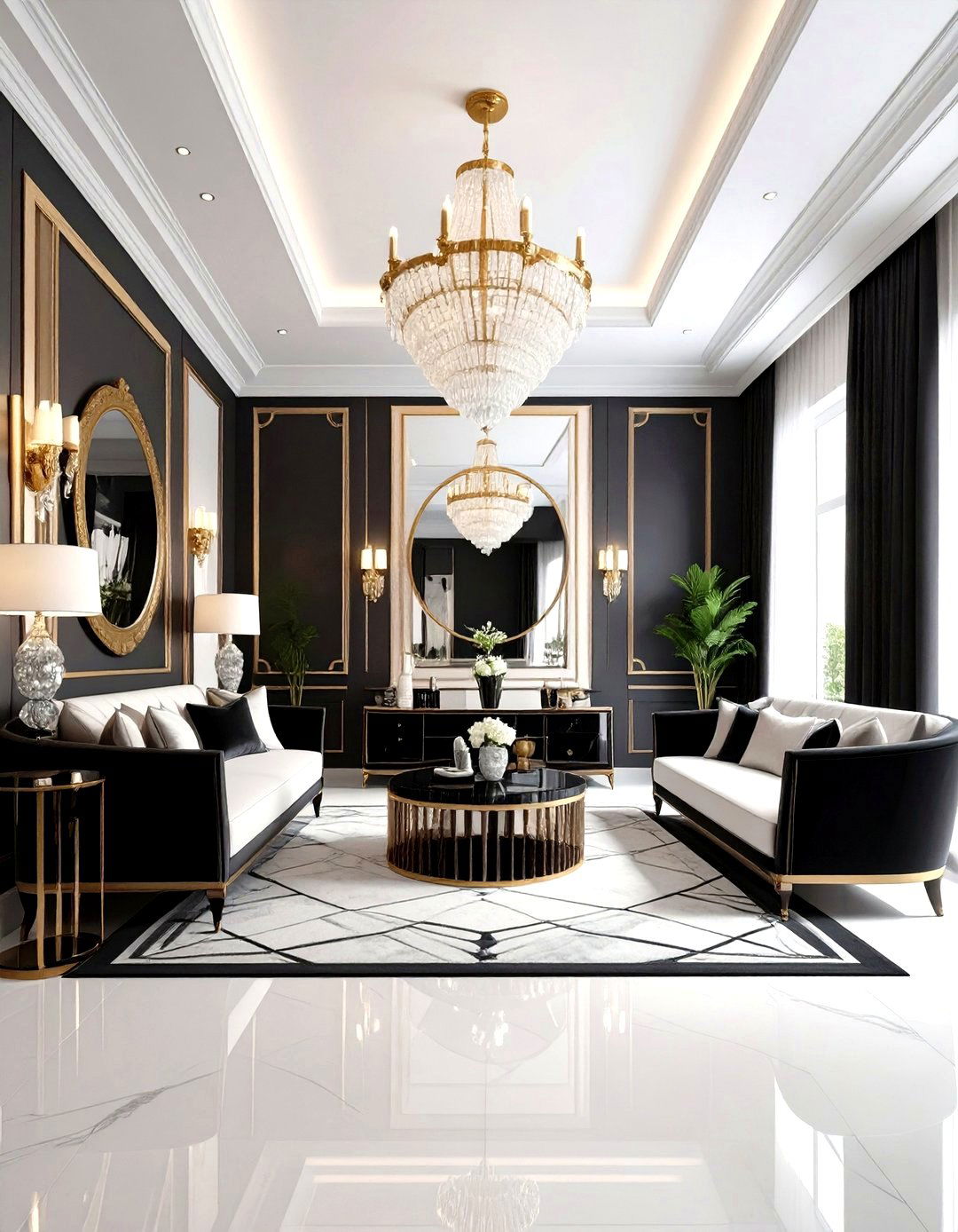 Hollywood Regency Glamour Room - 24 Vintage Nursery Ideas